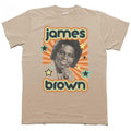 Front - James Brown Unisex Adult Stars Cotton T-Shirt
