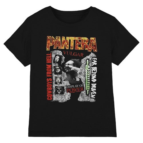 Front - Pantera Unisex Adult 3 Albums Cotton T-Shirt