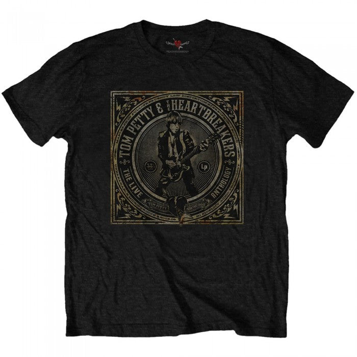 Front - Tom Petty & The Heartbreakers Unisex Adult Live Anthology Cotton T-Shirt