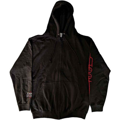 Front - Tool Unisex Adult Skeleton Tour 2022 Skeleton Full Zip Hoodie
