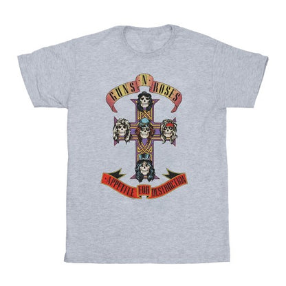 Front - Guns N Roses Childrens/Kids Appetite For Destruction T-Shirt