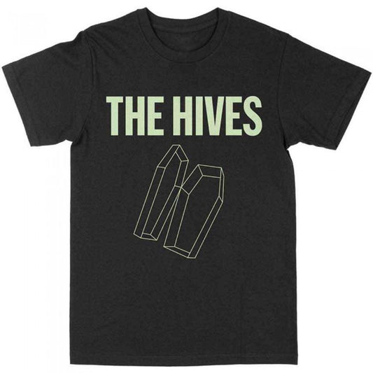 Front - The Hives Unisex Adult Glow In The Dark Coffin T-Shirt