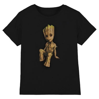Front - Guardians Of The Galaxy Unisex Adult Groot T-Shirt