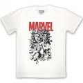 Front - Marvel Comics Unisex Adult Characters T-Shirt