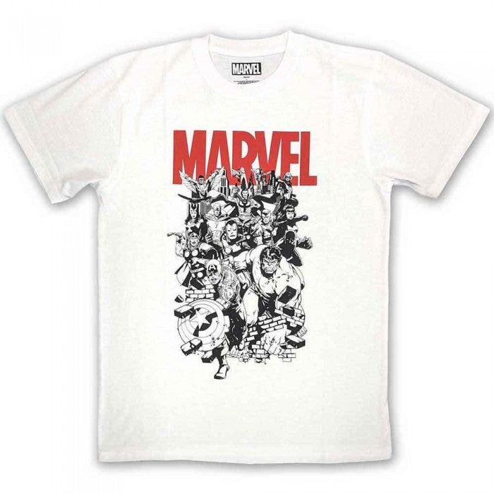 Front - Marvel Comics Unisex Adult Characters T-Shirt