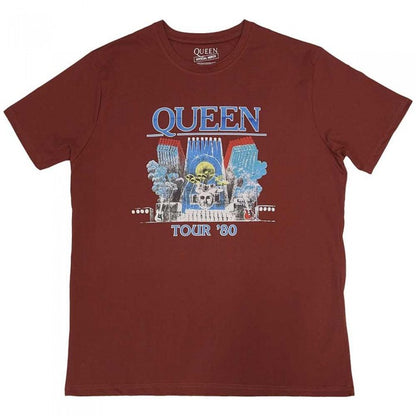 Front - Queen Unisex Adult Tour ´80 T-Shirt