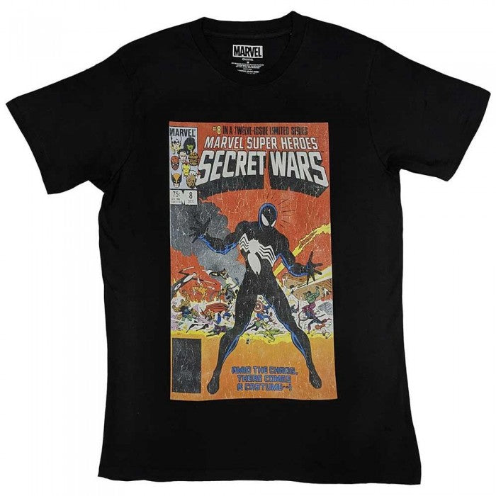 Front - Marvel Comics Unisex Adult Secret Wars Spider-Man T-Shirt
