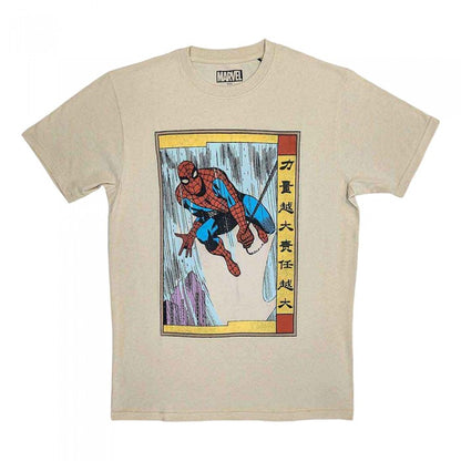 Front - Spider-Man Unisex Adult Japanese T-Shirt