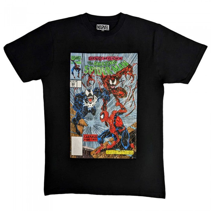 Front - Spider-Man Unisex Adult Venom & Carnage Cotton T-Shirt