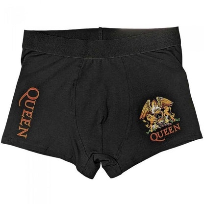 Front - Queen Unisex Adult Classic Crest Boxer Shorts