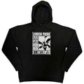 Front - Linkin Park Unisex Adult Rectangle Logo Pullover Hoodie