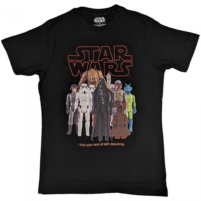 Front - Star Wars Unisex Adult Empire Figures T-Shirt