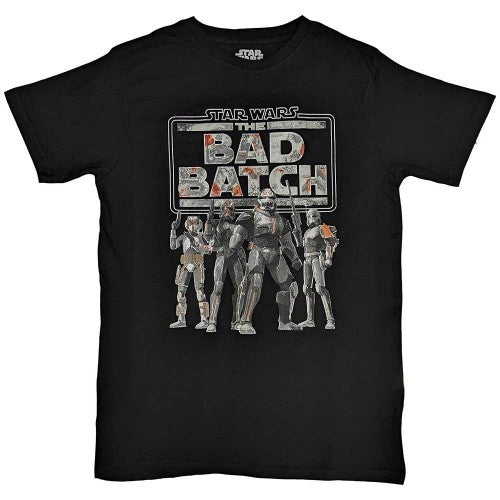 Front - Star Wars Unisex Adult The Bad Batch T-Shirt