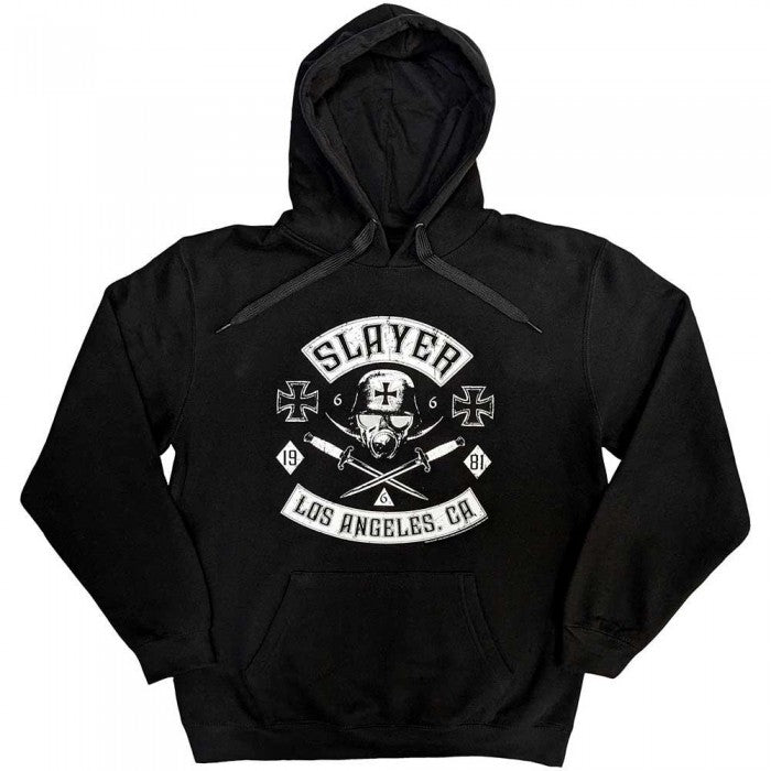 Front - Slayer Unisex Adult Tribe Pullover Hoodie