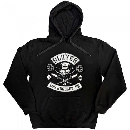 Front - Slayer Unisex Adult Tribe Pullover Hoodie