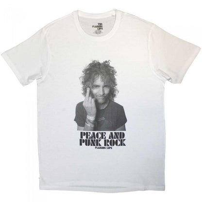 Front - The Flaming Lips Unisex Adult Peace And Punk T-Shirt