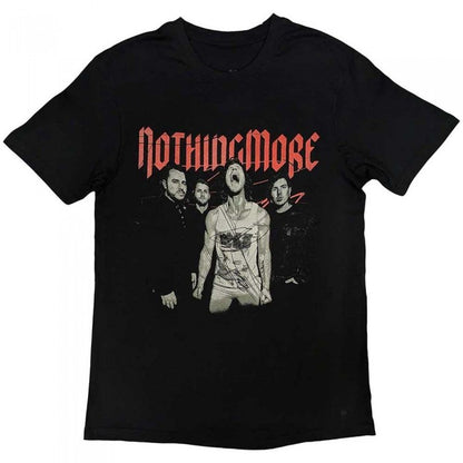 Front - Nothing More Unisex Adult Band Photo T-Shirt