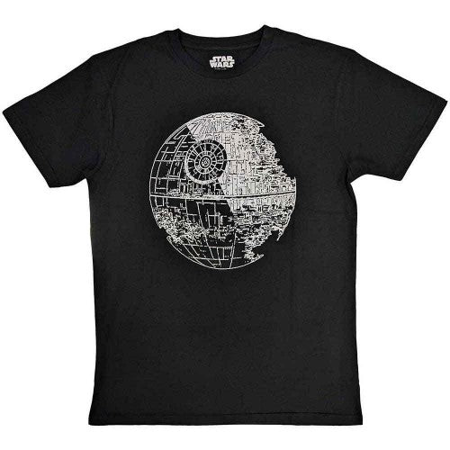 Front - Star Wars Unisex Adult Death Star T-Shirt