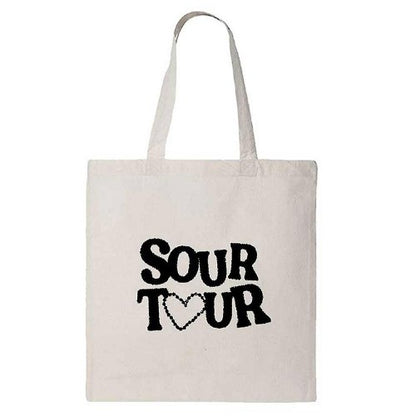 Front - Olivia Rodrigo Sour Tour Tote Bag
