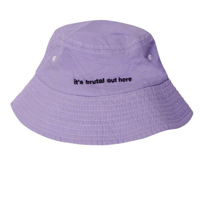 Front - Olivia Rodrigo Unisex Adult It´s Brutal Out Here Bucket Hat