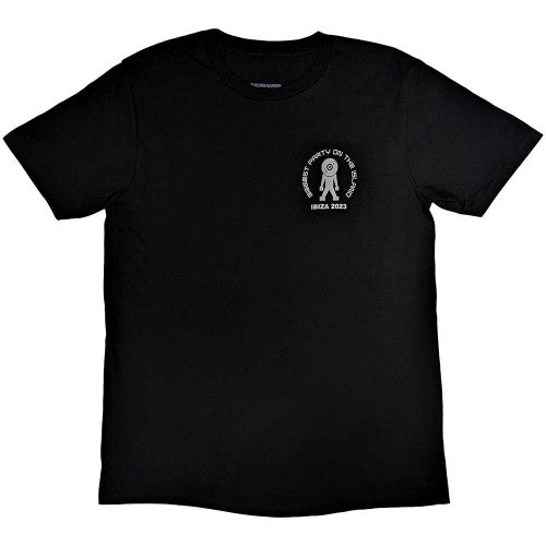 Front - Calvin Harris Unisex Adult Record Back T-Shirt