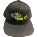 Front - Bob Marley Unisex Adult Palm Tree Snapback Cap