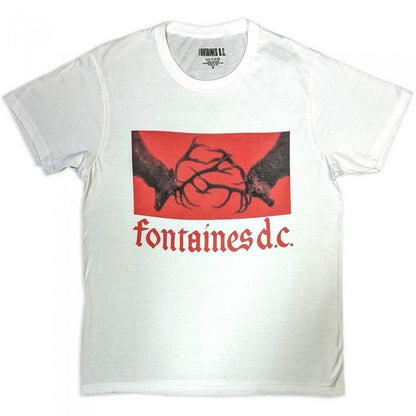 Front - Fontaines DC Unisex Adult Gothic Logo T-Shirt