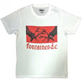 Front - Fontaines DC Unisex Adult Gothic Logo T-Shirt