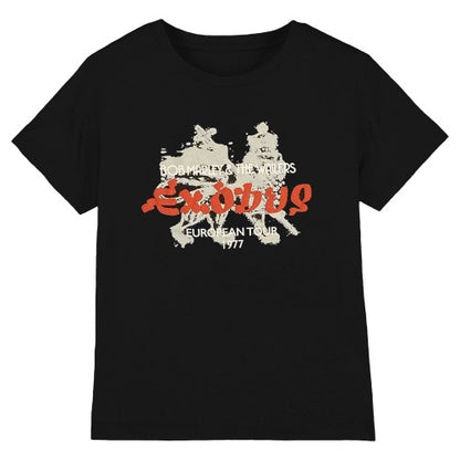 Front - Bob Marley Unisex Adult Exodus European Tour 1977 Hi-Build T-Shirt