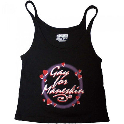 Front - Maneskin Unisex Adult Gay For Maneskin Tank Top
