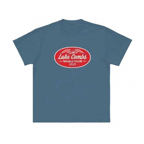 Front - Luke Combs Unisex Adult Tour ´23 Wings Back Print T-Shirt