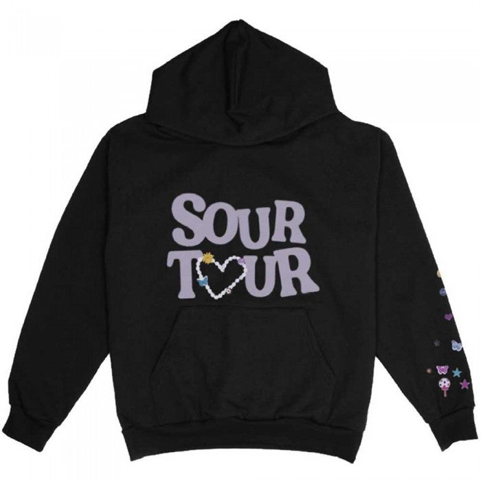 Front - Olivia Rodrigo Unisex Adult Sour Tour Hoodie