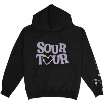 Front - Olivia Rodrigo Unisex Adult Sour Tour Hoodie