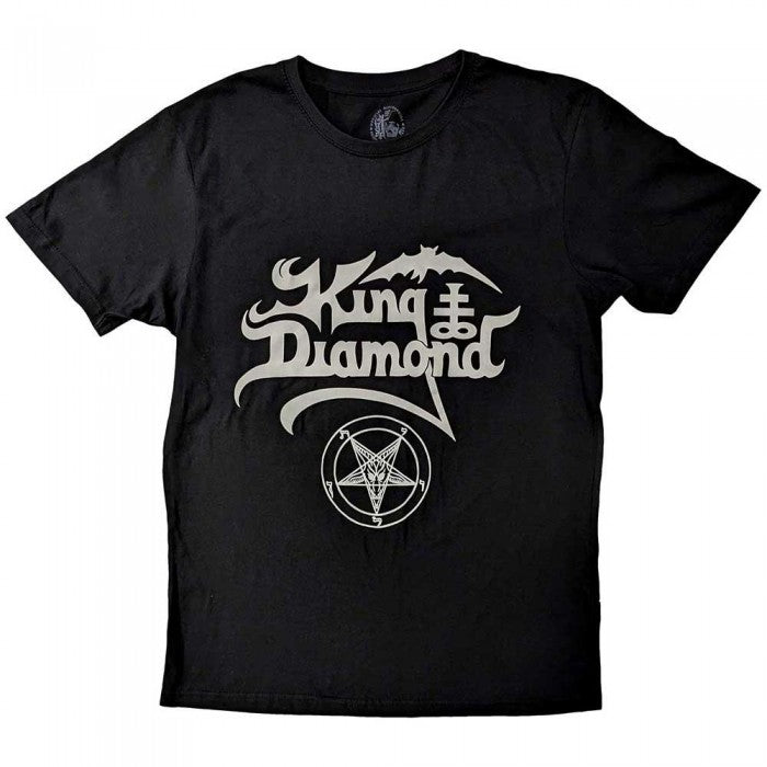 Front - King Diamond Unisex Adult Logo T-Shirt