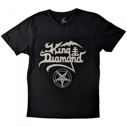 Front - King Diamond Unisex Adult Logo T-Shirt