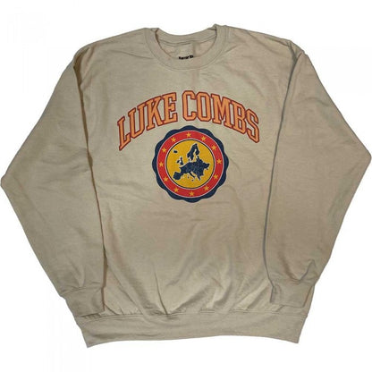 Front - Cool Hand Luke Unisex Adult Europe Map Sweatshirt