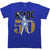 Front - AC/DC Unisex Adult Gold Fifty T-Shirt