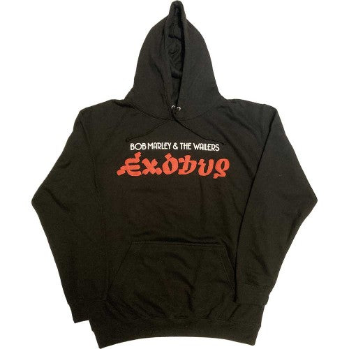 Front - Bob Marley & The Wailers Unisex Adult Exodus European Tour 77 Hoodie