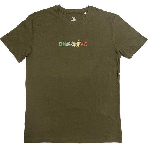 Front - Bob Marley Unisex Adult One Love Dreads T-Shirt
