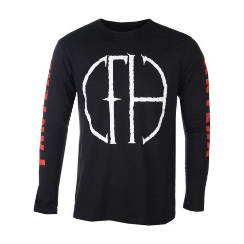 Front - Pantera Unisex Adult Frayed Sleeve Print Logo Long-Sleeved T-Shirt