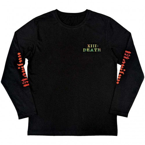 Front - Marilyn Manson Unisex Adult Death Back & Sleeve Print Long-Sleeved T-Shirt