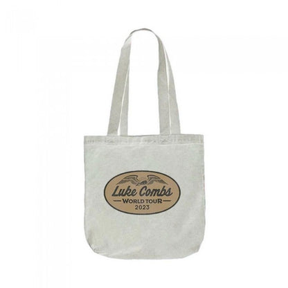 Front - Luke Combs Tour ´23 Wings Tote Bag