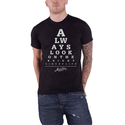 Front - Monty Python Unisex Adult Bright Side Eye Test T-Shirt