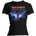 Front - Iron Maiden Womens/Ladies Legacy Army Skinny T-Shirt