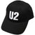 Front - U2 Unisex Adult Logo Baseball Cap