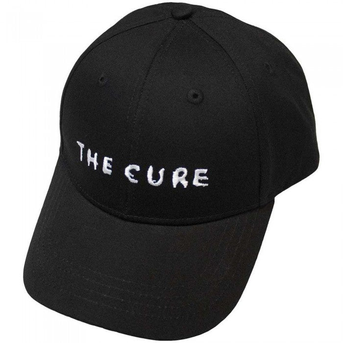 Front - The Cure Unisex Adult Text Logo Baseball Cap