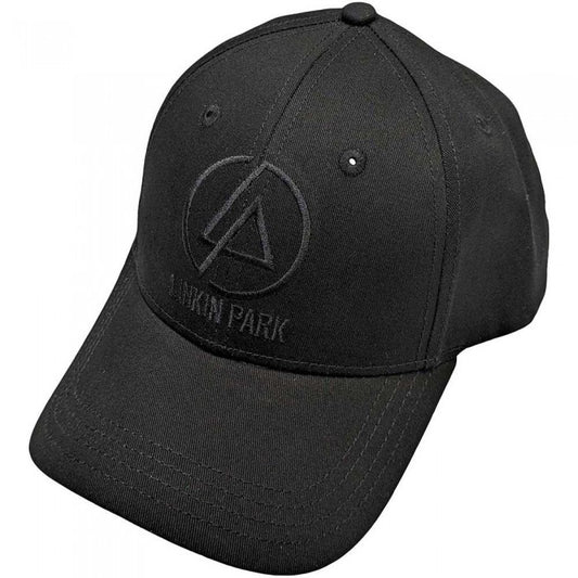 Front - Linkin Park Unisex Adult Concentric Text Logo Baseball Cap