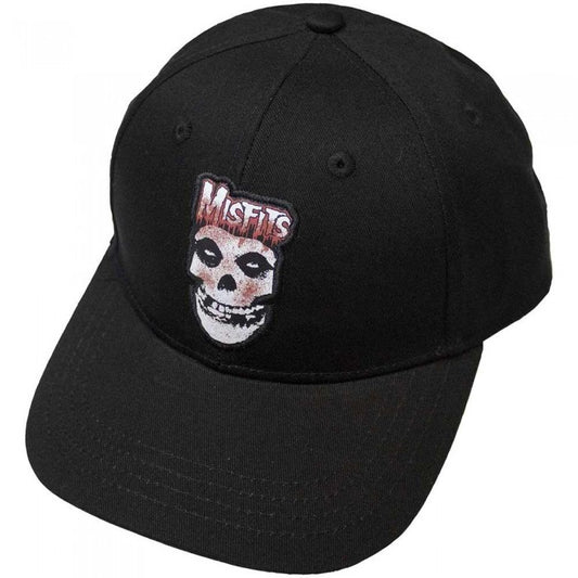 Front - Misfits Unisex Adult Blood Drip Skull Baseball Cap