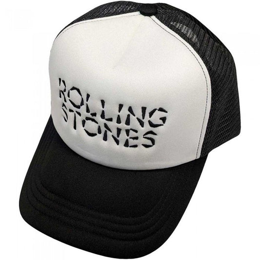 Front - The Rolling Stones Hackney Diamonds Logo Mesh Back Baseball Cap