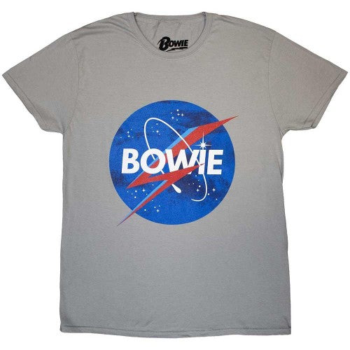 Front - David Bowie Unisex Adult Starman Logo T-Shirt